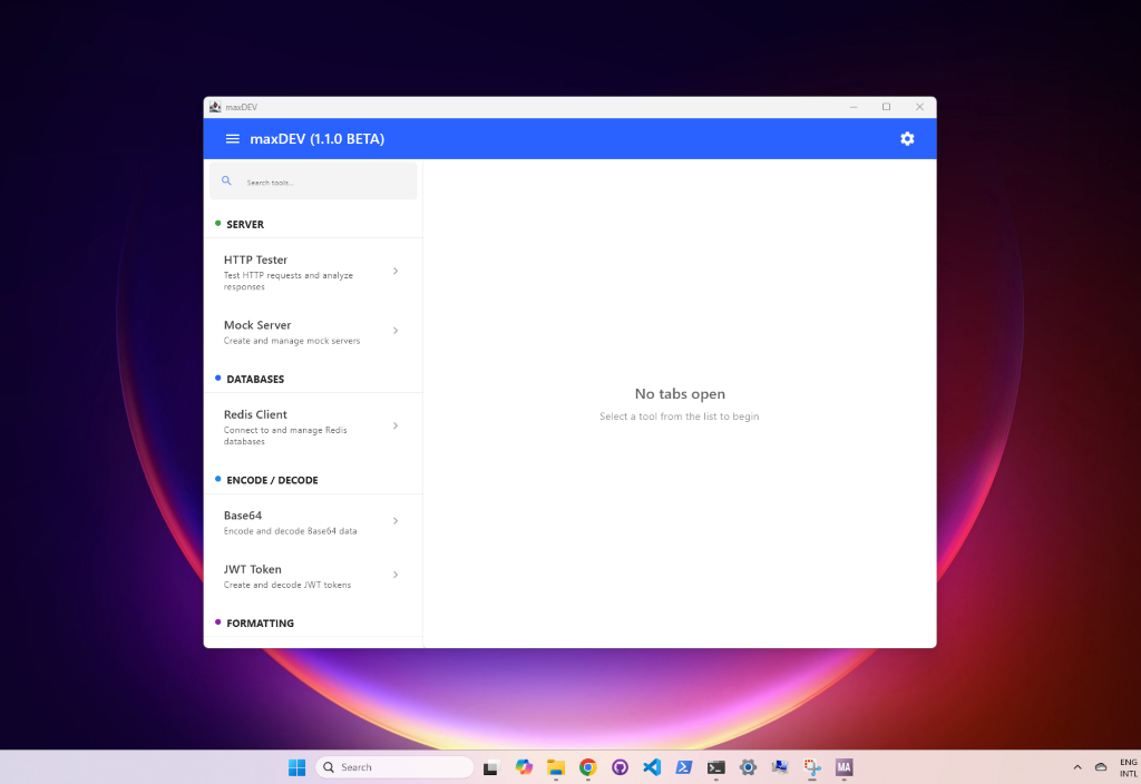 maxDEV v1.1.0 Beta Release