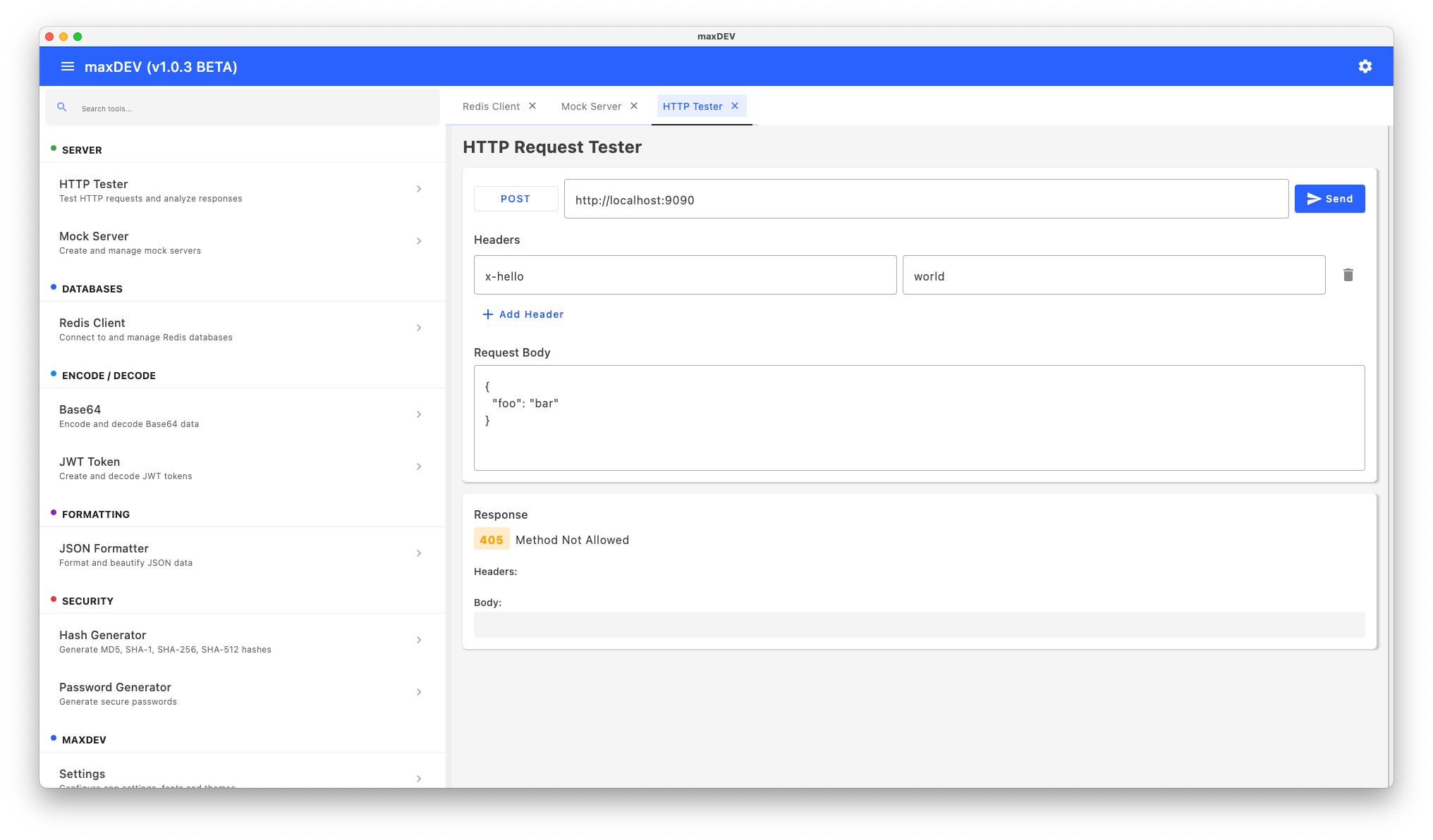 maxDEV v1.0.3 Beta Release